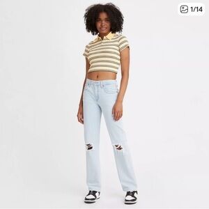 Levi’s Low Pro Straight Jeans